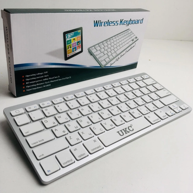 Бездротова Bluetooth клавіатура Wireless Keyboard X5 - Зображення 2