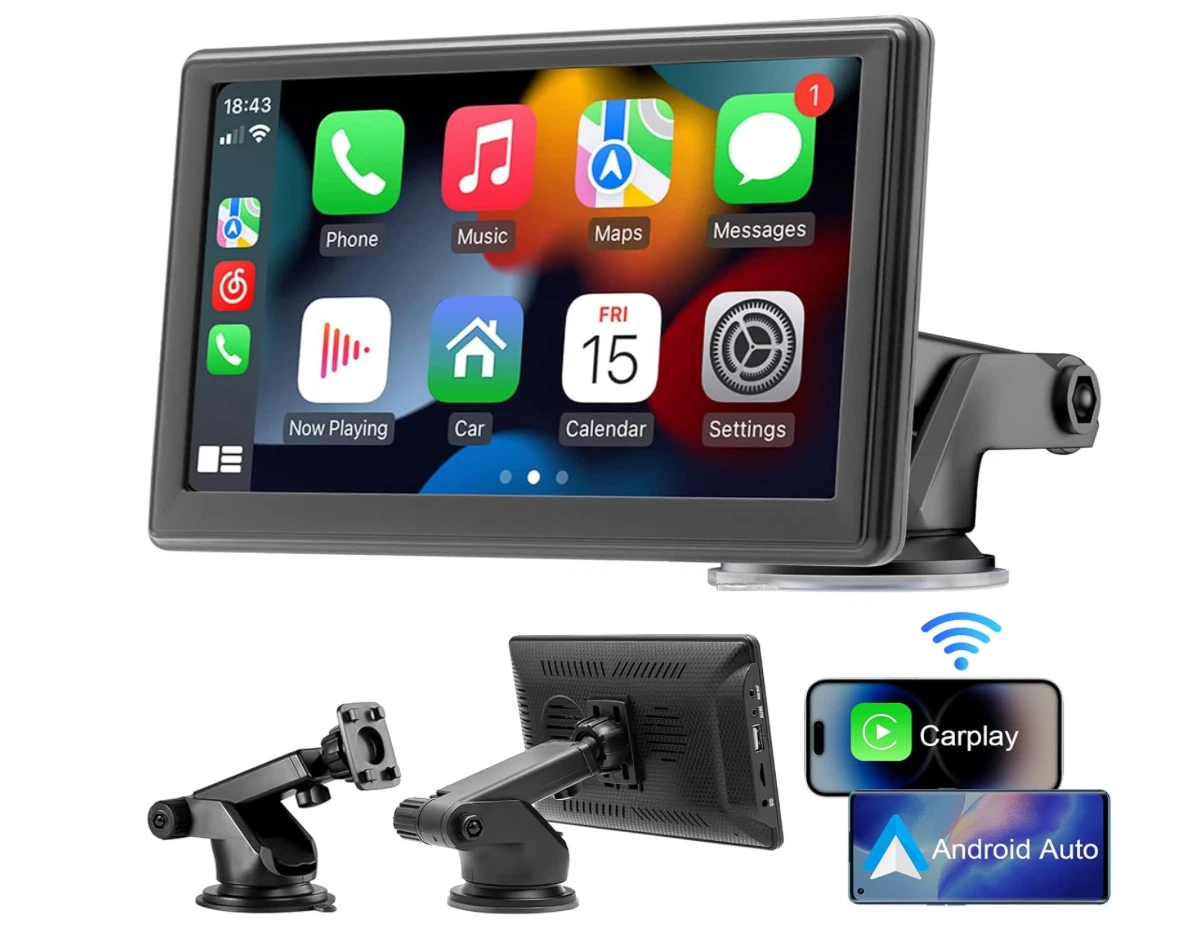 Автомобільний екран CarPlay 7″ G6697 з Android Auto - Зображення 2