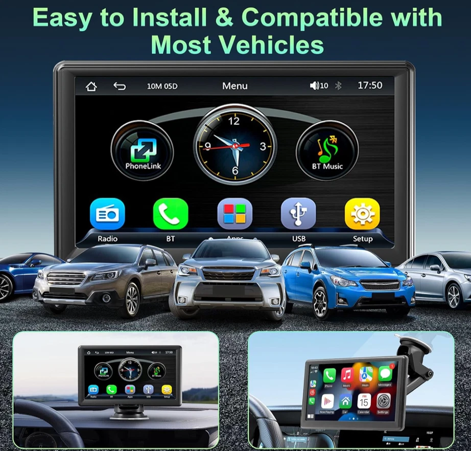 Автомобільний екран CarPlay 7″ G6697 з Android Auto - Зображення 5