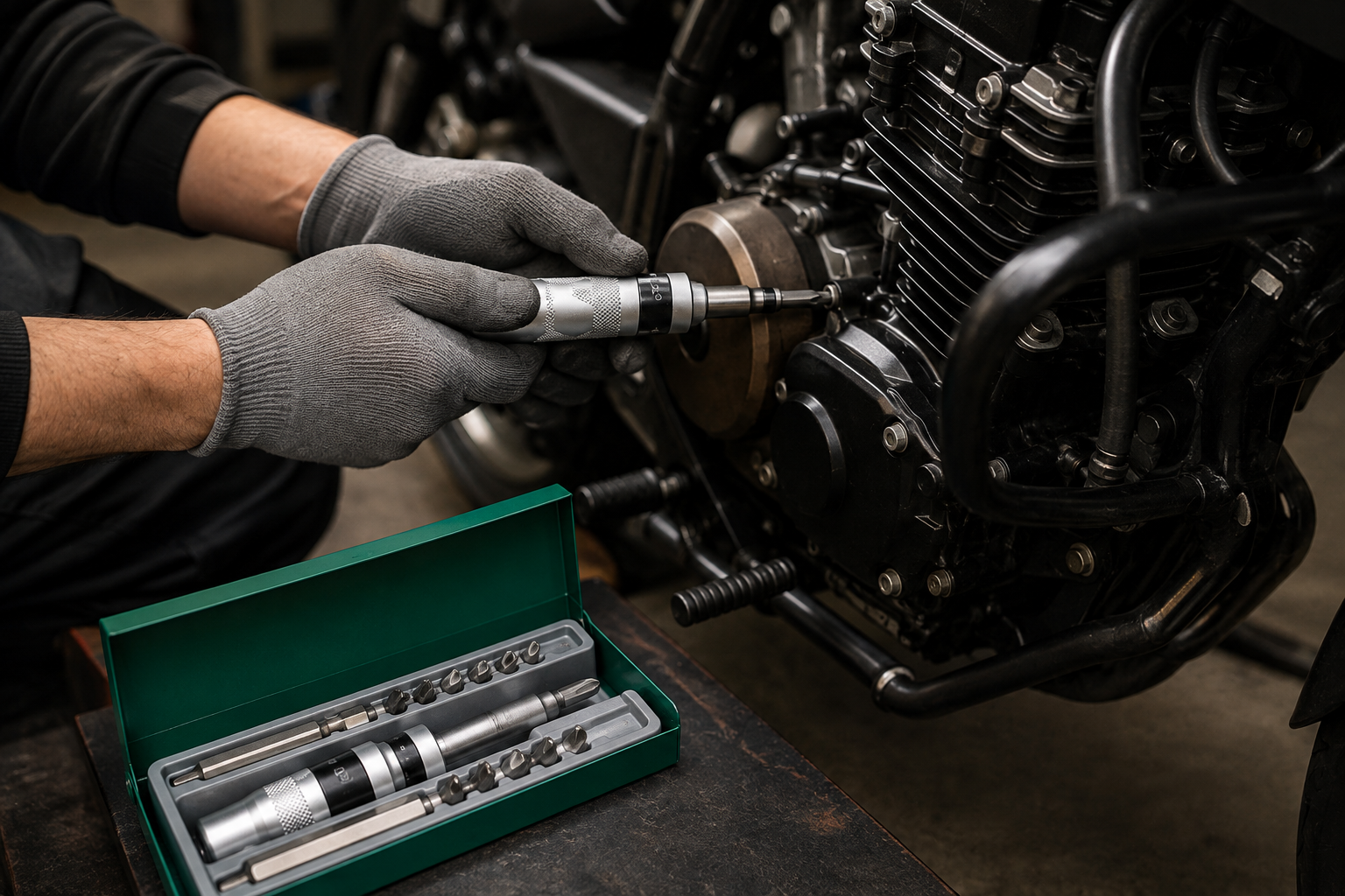 Універсальний набір ударних біт із ударно-поворотною викруткою Impact Screwdriver Set 12 біт у кейсі - Зображення 2