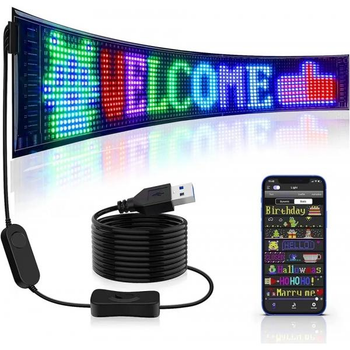 Гнучка LED-панель ART-0567 Wi-Fi RGB 120 × 595 мм - Зображення 2