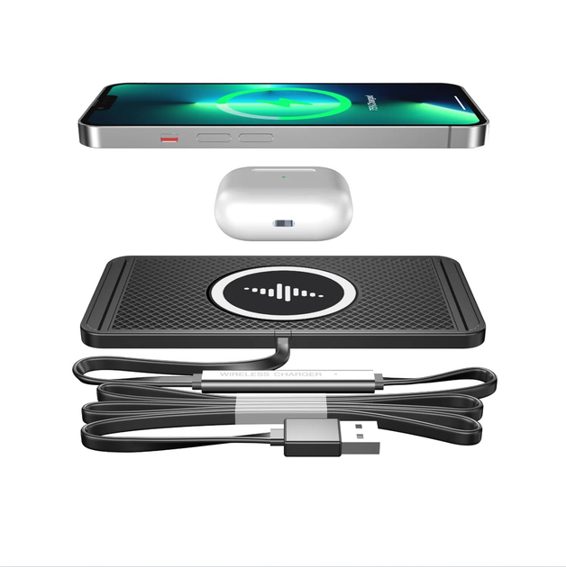 Car Wireless Pad C1 — автомобільний килимок із бездротовою зарядкою 15 Вт.