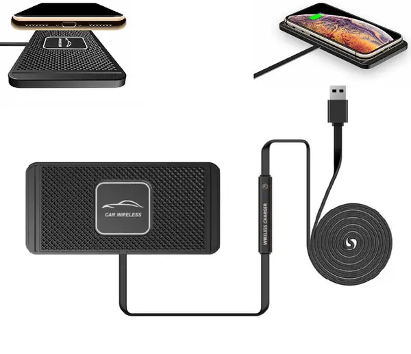 Автомобільний килимок Car Wireless Pad C1 з бездротовою зарядкою 15 Вт - Зображення 4