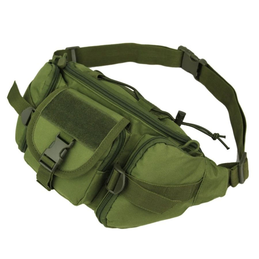 Тактична поясна сумка D06 5 л MOLLE, зелена - Зображення 3