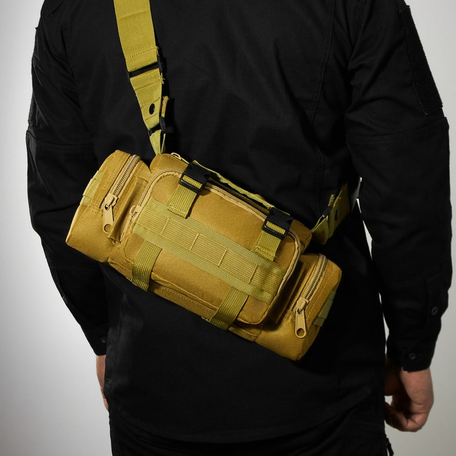 Тактична сумка-підсумок 5 л Cordura 1000D, койот - Зображення 6