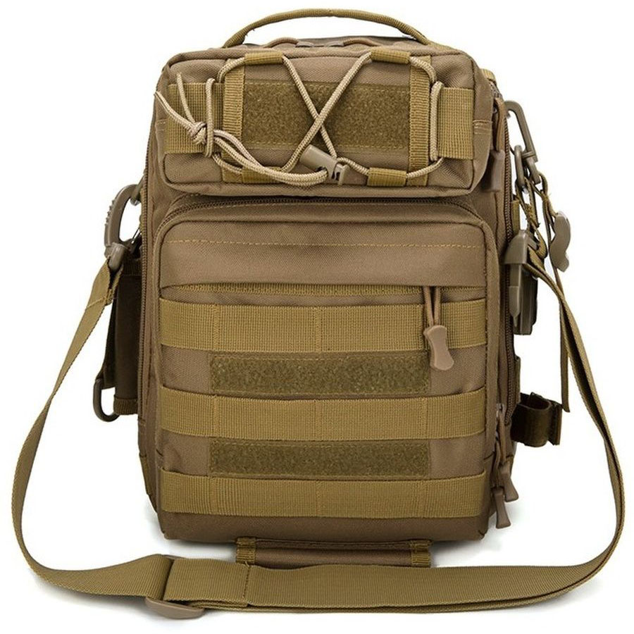 Тактична сумка-слінг 8 л Cordura 1000D MOLLE, койот